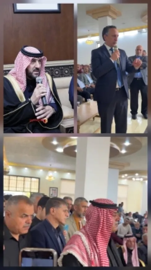 صلح عشائري بعد وفاة  الشاب محمد ظاهر أبو رمان