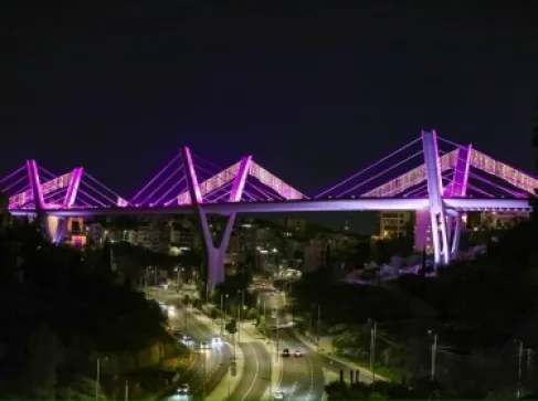 الاردن .. سقوط فتاة من جسر عبدون في عمّان وحالتها حرجة