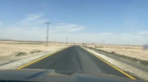 الأشغال تُنهي مشروع تأهيل طريق مدخل أم الرصاص قبل موعده المحدد