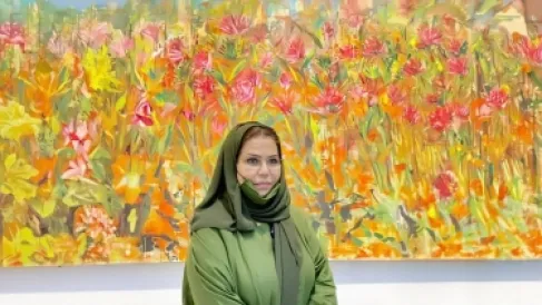 Departure of Saudi Artist Mona Al-Qasabi