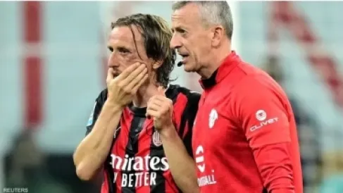 كسر في الوجنة يدخل مودريتش غرفة العمليات