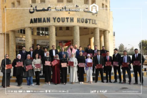 الطالبة آن من جامعة عمان العربية تختتم مشاركتها في برنامج (نشامى) لإعداد القادة الشباب بـ(80) ساعة تدريبية نوعية