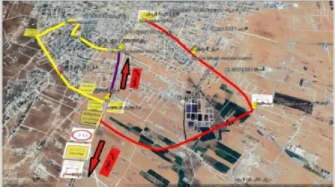 بدء أعمال تأهيل الطريق الملوكي في مأدبا وتحديد مسارات بديلة لحركة السير