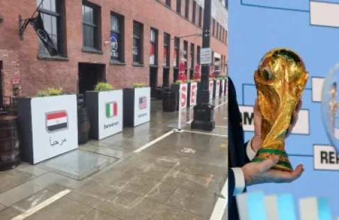 ظهور علم إيطاليا في سياتل يثير الجدل حول دخولها كأس العالم بدلا من إيران!