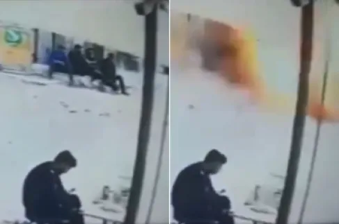 تكذب رواية الاحتلال ..  كاميرات مراقبة توثق اغتيال عناصر شرطة في غزة