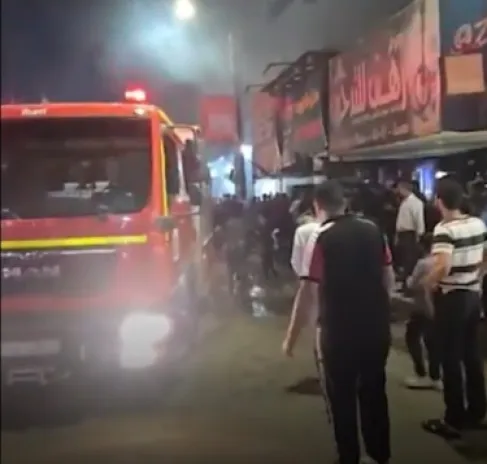 حريق داخل مطعم إثر تسرب غاز في هاشمية الزرقاء