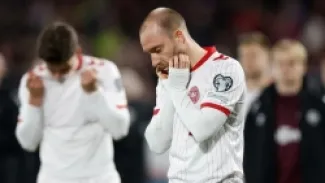 كريستيان إيريكسن بعد إقصاء الدنمارك أمام جمهورية التشيك بنهائي ملحق تصفيات كأس العالم