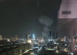 تصاعد الدخان دبي -  ارشيف