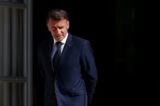 الرئيس الفرنسي إيمانويل ماكرون