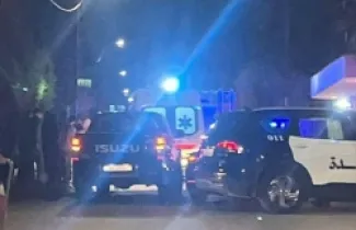 تواجد امني في موقع الحادث