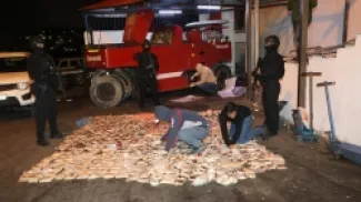 صورة ارشيفية من عملية الضبط