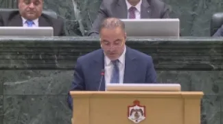 صورة أرشيفية لوزير المالية عبد الحكيم الشبلي.