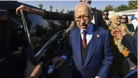 تونس: نقل زعيم حركة النهضة الغنوشي من السجن إلى المستشفى بعد تدهور صحته