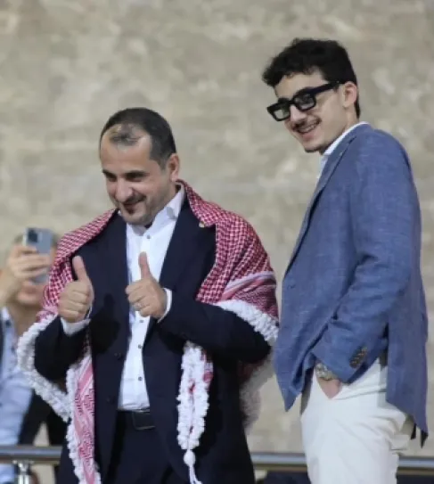 رسالة من عامر أبو عبيد قبل موقعة الفيصلي النهائية