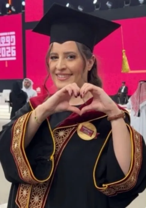 ريم خالد البيكاوي.. مبارك الماجستير بامتياز