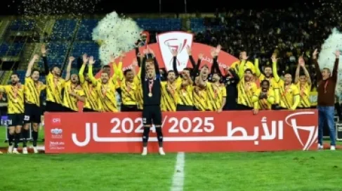 الحسين إربد يتوج بطلا للدوري الأردني للمرة الثالثة على التوالي