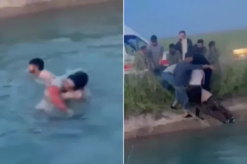 سوري يفقد حياته بعد إنقاذ شرطيتين من الغرق في تركيا - فيديو