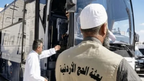 انطلاق أولى قوافل الحجاج الأردنيين