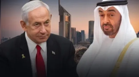 قناة 13 عبري : ابن زايد ونتنياهو التقيا سرا