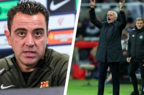 مورينيو يفتح الباب أمام تشافي للعودة إلى التدريب