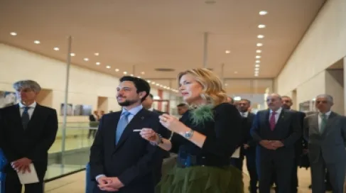 ولي العهد يلتقي في برلين رئيسة مجلس النواب الألماني