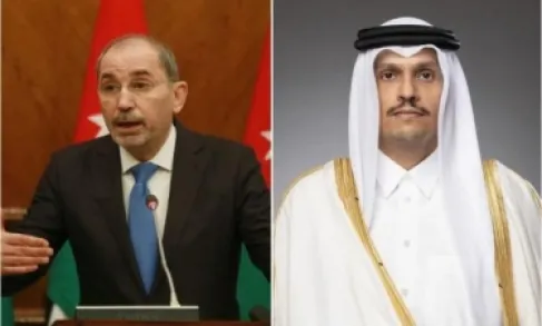 الصفدي ونظيره القطري يبحثان الأوضاع الإقليمية