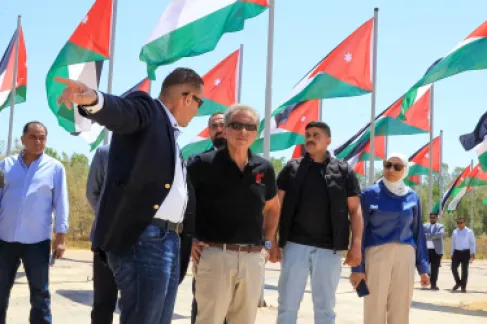 حسان يفتتح كورنيش البحر الميت