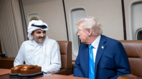 أمير قطر وترمب يبحثان التهدئة الإقليمية