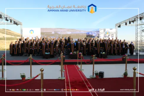 جامعة عمان العربية تحتفل بتخريج الفوج السادس والعشرين من طلبتها في رحاب الجامعة