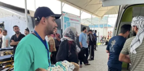 شهيدتان و16 مصابا بقصف اسرائيلي على خيام النازحين بخان يونس