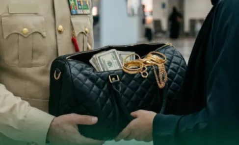شرطة دبي تُعيد إلى مسافرة عربية حقيبة تحتوي على 20 ألف دولار و150غراماً من الذهب