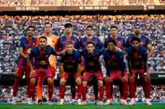 تشكيلة برشلونة تعج باللاعبين الدوليين المشاركين في كأس العالم