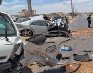 صورة من موقع الحادث