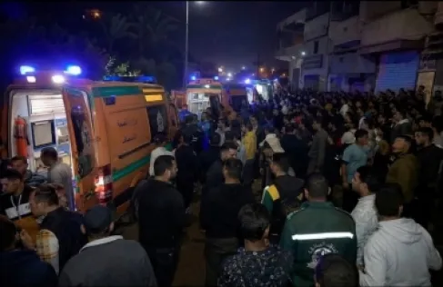 فاجعة تهز قرية مصرية  .. موكب زفاف يتحول الى مأتم