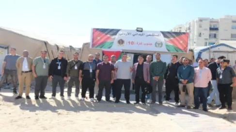 الجيش يعزز المستشفى الميداني الأردني في 
