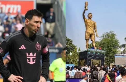 على عتبة مونديال 2026.. نهاية مفاجئة لتمثال ميسي الأشهر في الهند