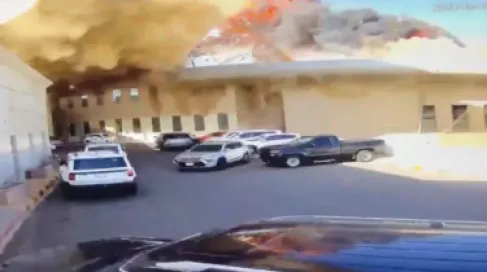 الكويت تنشر فيديو هجوم المسيرة الإيرانية على مبنى الركاب بمطارها الدولي