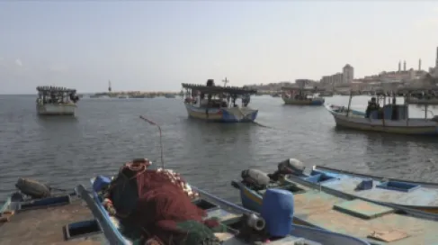 استشهاد صياد برصاص الاحتلال في بحر دير البلح