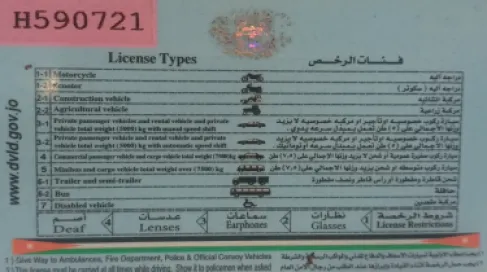 100 دينار رسوم إجراء فحص القيادة العملي المستعجل