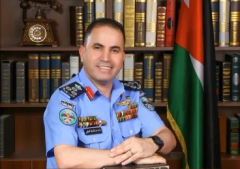 تهنئة للعميد رائد عبدالحفيظ المجالي بمناسبة الترفيع