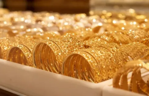 ارتفاع أسعار الذهب في الأردن 10 قروش للغرام