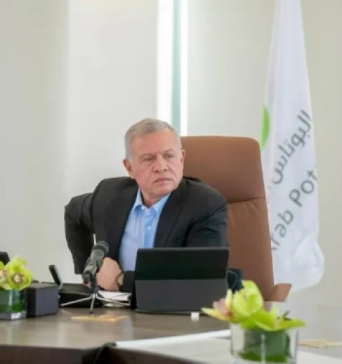 شركة البوتاس العربية تهنئ بعيد الجلوس الملكي السابع والعشرين