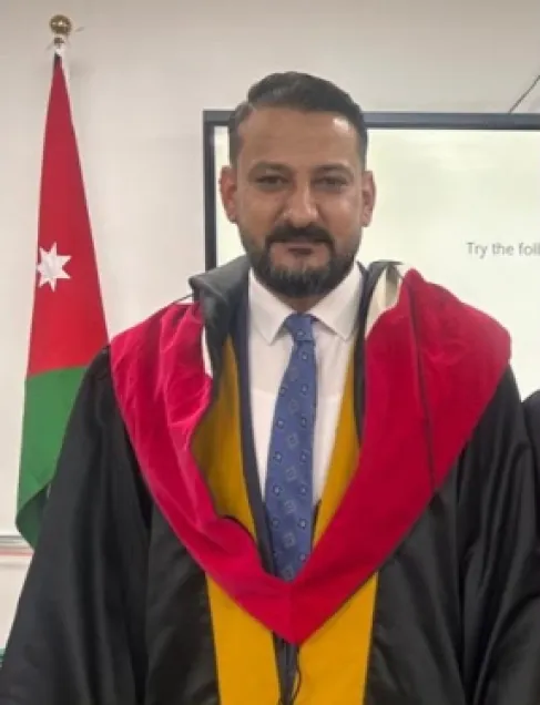 مبروك الدكتوراه للمهندس علي عمر البريزات