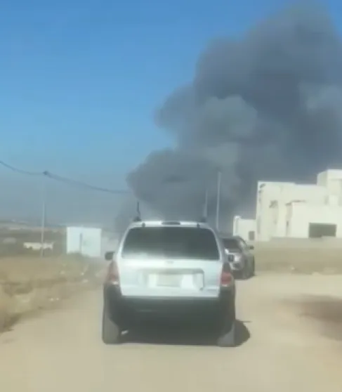 حريق يلتهم مساحات واسعة من القمح والمحاصيل الزراعية في إربد - فيديو