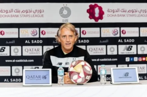 السد القطري يعلن رحيل مانشيني