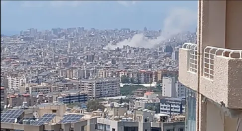 الاحتلال يغير على ضاحية بيروت بعد استهداف حزب الله شمال إسرائيل بمسيرات