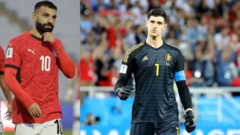 شبح كورتوا يخيف صلاح في كأس العالم