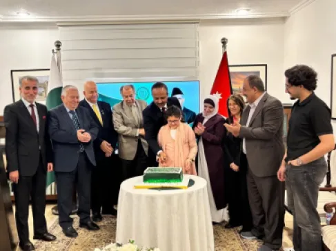 السفارة الباكستانية في عمّان تحتفي بمرور 150 عاماً على ميلاد القائد محمد علي جناح