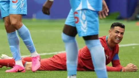 رونالدو أسوأ لاعبي البرتغال في مباراة الكونغو