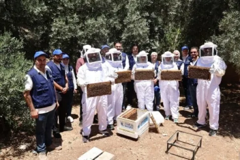 متطوعو (إمكان الإسكان) ينفذون مبادرات تنموية في عجلون